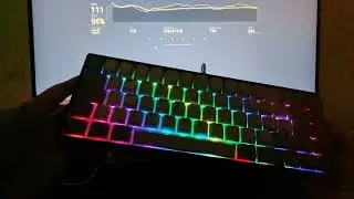 Max65 Gateron Milky Yellow Pro Linear Switches Sound Test