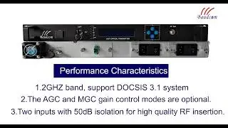 Fiber Optic Transmitter CATV 1550nm Directly Modulated