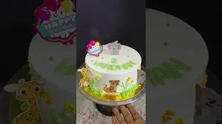 cake design for boys | animal theme cake design  | animal cake | cake idea