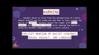 Going to Meet the Man by James Baldwin | Let's Read! | WARNING!!