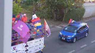 Car Parade - Still celebrating in welcoming the new PM in Mauritius