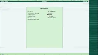 Processing ESI Contribution And Generate ESI Challan