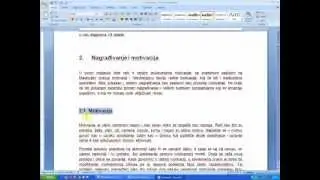 Word (sređivanje diplomskog) - numeracija strana, sadržaj, page break, footnote, header | TV Rovac