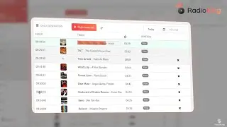 Create your radio broadcast schedule