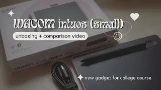 📦 unboxing: wacom intuos pen tablet [small] 2020