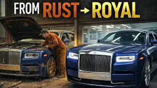 POV ASMR Car Restoration  Full Rolls Royce Restoration From Rust to Luxury