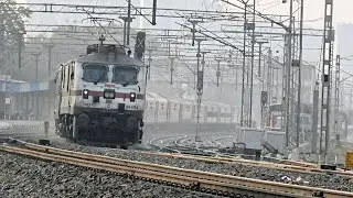 Superfast Chennai Express Clears Industrial Pollution Superbly At 130Kph At Fabulous Curves !!!!!!!!