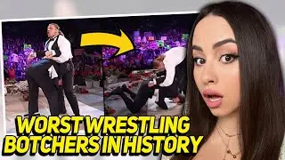 Top 10 Worst Wrestling Botchers In WWE History - REACTION