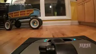 POV - Our Neato D7 Autonomous Robot Bot Vac Vacuum Working in the Kitchen.  :)