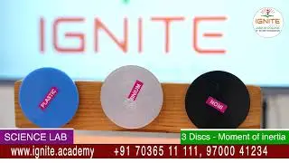 Moment of Inertia - 3 Discs Explained | Class Demo by IGNITE Junior College