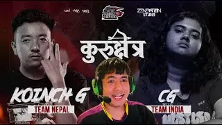 🔥 KURUKSHETRA RAP BATTLE Reaction  CG vs Koinch G  Nepal vs India &ndash; The Final Showdown!