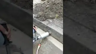 Drilling a Curb Drain Like a Pro!