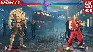 Sagat vs Ken (Hardest AI) - Street Fighter 6