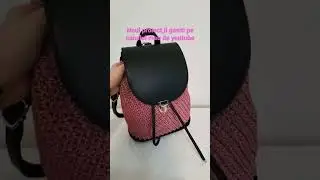 Rucsac crosetat, il gasiti pe canalul meu de youtube