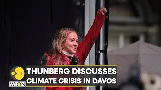 Greta Thunberg discusses climate crisis in Davos; activists slam new fossil fuel investments | WION