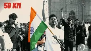I Walked 50 KM Without Money! 🇮🇳 (Target Gateway of India)