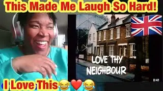 American React to Love Thy Neighbour (1972- 1973 ) classic British comedy, best bits,