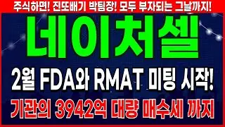 네이처셀 - RMAT 미팅 신청 이후 FDA 진행까지 네이처셀 주가 전망 및 대응