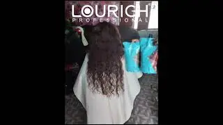 lourich hair rebonding cream demo from Pakistan