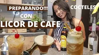 ☕COCTELES CON LICOR DE CAFE (con ingredientes caseros) 3 Bebidas con Kalhua RECETA FACIL😋