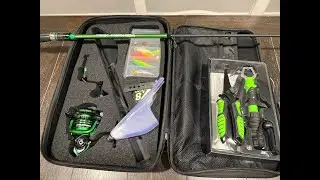 Fish anywhere with this travel-ready rod set