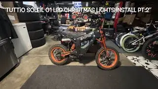 😱 Tuttio SOLIEL 01 LED Christmas Lights Install PT:2 (E-Bike Upgrade) #SKo_o #unlicensedassassin 