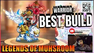 MASTER BUILD GUERREIRO | Legends of Mushroom | COMPLETA ATE O MOMENTO DO GAME!