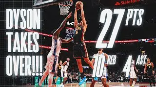 SEASON HIGH 27 POINTS! Dyson leads Hawks to tight WIN over 76ers