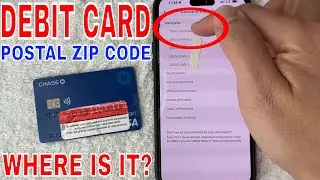 ✅ Где находится почтовый индекс дебетовой карты 🔴