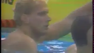 Olympics - 1984 - L A Games - Swimming - Mens 200m Individual Medley - Heat 4 - USA Steve Lundquist