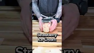 Fresh Strawberry Ice Cream #foodshorts #icecream #dessert