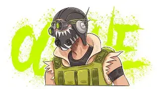 Octane &ndash; Apex Legends Character Drawing