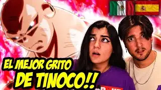 ESPAÑOLES REACCIONAN A DOBLAJE LATINO DRAGON BALL SUPER💥GOKU USA EL KAMEHAMEHA CONTRA JIREN💥