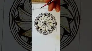step by step advance mandala design for beginners|| 3D advance mandala mhendi design #shorts #viral
