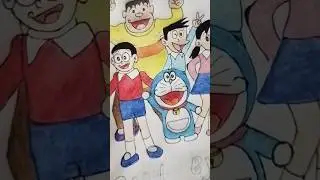 Goodbye Doraemon 🥺 #art #sketch #doraemon #cartoon #drawing #sad #love #shorts #viral #trending
