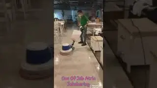 Dokumentasi One Of Job Atria Gedung mitra 10 Jakabaring... Mesin Low Speed Floor Polisher & Vacuming
