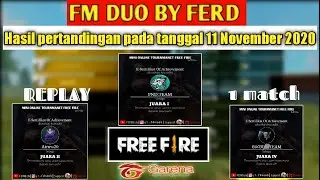 REPLAY MATCH FM DUO S4 11 NOVEMBER 2020