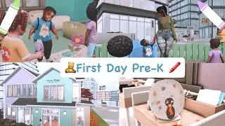 The Sims 4 - First Day at Pre-k ! 🧸🖍️