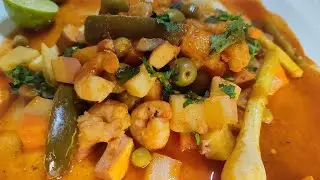 ESTOFADO DE CALAMAR Y CAMARÓN¿SABE USTED COMO PREPARARLO? LES INVITO A VER ESTA DELICIOSA RECETA!