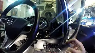 Honda Fit установка сигнализации Pandora DX-6