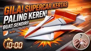 Cara Membuat Origami Super Car #8 l Origami Mobil Balap
