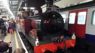 london underground 150 specials with steam loco met 1 & 12 sarah siddons 13/01/13