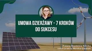 7 kroków do sukcesu  umowa dzierżawy