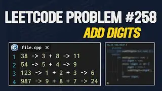 Leetcode Problem 258 - Add Digits
