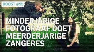 Minderjarige fotograaf doet meerderjarige zangeres #boostnu