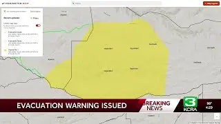 Coyote Fire: Vegetation fire burns in El Dorado County, prompts evacuation warnings