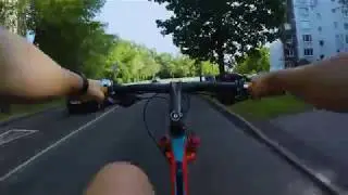 ПЕРВЫЕ ПОКАТУШКИ НА ВЕЛОСИПЕДЕ | FIRST RIDE BY BIKE