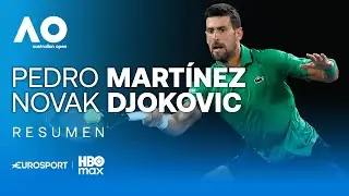 Novak Djokovic vs Pedro Martínez | HIGHLIGHTS Y RESUMEN | Open de Australia 2026 | 1ª Ronda