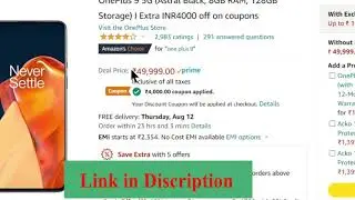 OnePlus 9 5G |  Extra INR4000 off on coupon| iQOO 7 5G| ₹2,000.00 coupon applied|
