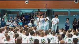 EM CIMA DA MARE 2019, Capoeira Festival in Vladivostok, Russia, BATIZADO kids